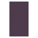 Caspari Paper Linen Solid Guest Towel Napkins in Aubergine - 12 Per Package 110GG