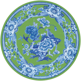 Green And Blue Plate Dinner Plates - 8 Per Package