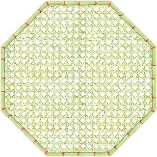 Trellis Octagonal Paper Placemats - 12 Per Package