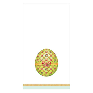 Caspari Imperial Eggs Paper Guest Towel Napkins - 15 Per Package 13040G