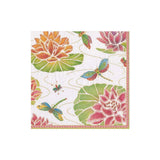 Caspari Jeweled Pond Paper Cocktail Napkins in Ivory - 20 Per Package 13860C