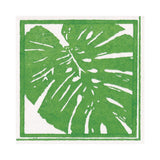 Caspari Palm Leaves Paper Luncheon Napkins in Green - 20 Per Package 14500L