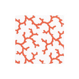 Caspari The Coral Sea Paper Cocktail Napkins in Coral - 20 Per Package 14560C