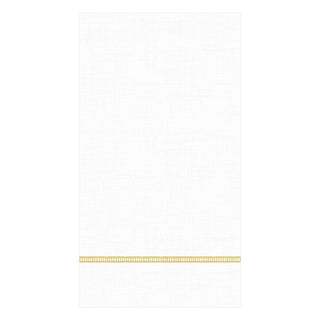 Caspari Hemstitch Script Paper Guest Towel Napkins - 15 Per Package 14600G