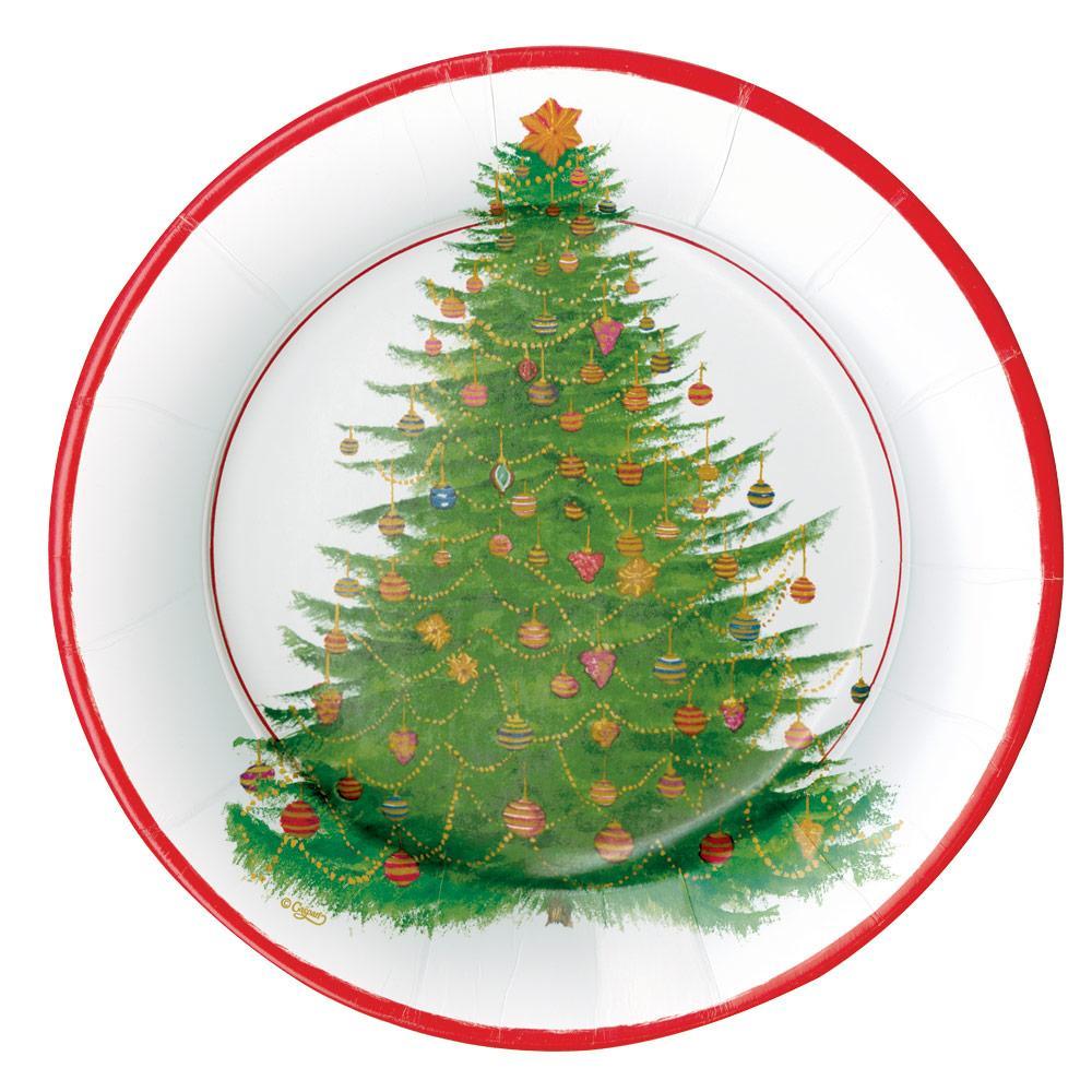 Melamine top christmas plates