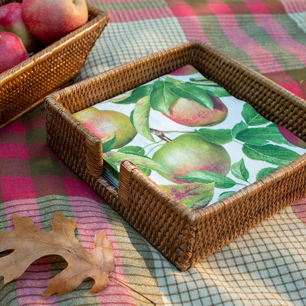 Caspari Apple Orchard Paper Luncheon Napkins - 20 Per Package 14980L