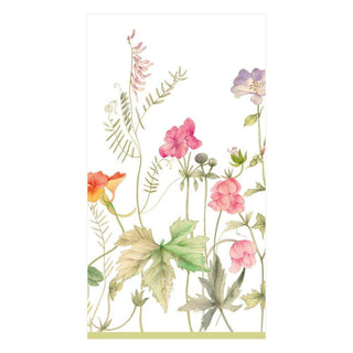 Caspari French Floral Paper Guest Towel Napkins - 15 Per Package 15160G