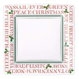 Caspari Yuletide Cheer Paper Dinner Plates - 8 Per Package 15570DP