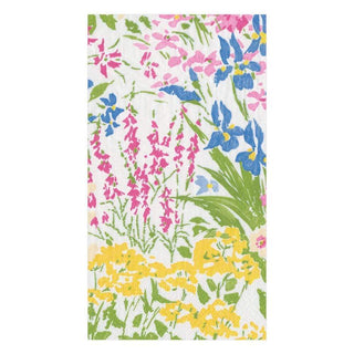 Caspari Meadow Flowers Paper Guest Towel Napkins - 15 Per Package 15760G