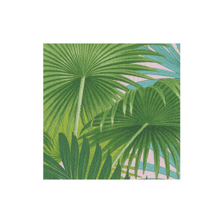 Caspari Palm Fronds Boxed Paper Cocktail Napkins in Sunset - 40 Per Box 15861B