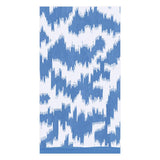 Caspari Modern Moiré Paper Guest Towel Napkins in Blue - 15 Per Package 15951G