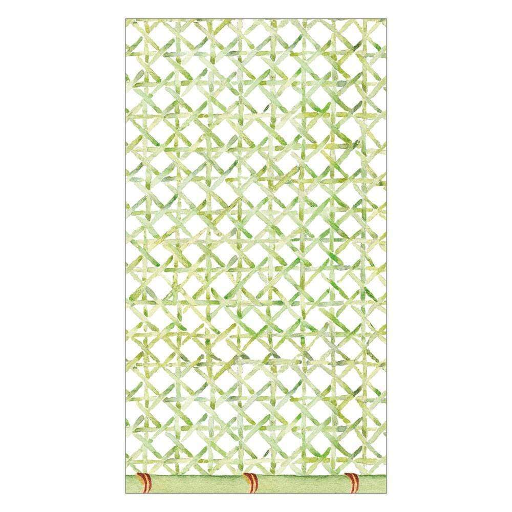 Caspari Trellis Paper Guest Towel Napkins - 15 Per Package 16071G