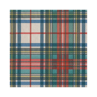 Caspari Dress Stewart Tartan Paper Luncheon Napkins - 20 Per Package 16220L