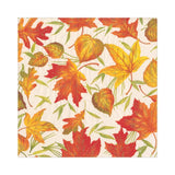 Caspari Woodland Leaves Paper Luncheon Napkins in Ivory - 20 Per Package 16540L