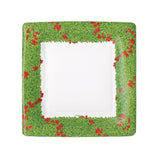 Caspari Boxwood Trellis Square Paper Salad & Dessert Plates - 8 Per Package 16630SP