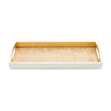 Pebble Lacquer Bar Tray in Gold - 1 Each
