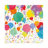 Caspari Balloons and Confetti Paper Luncheon Napkins in White - 20 Per Package 16810L