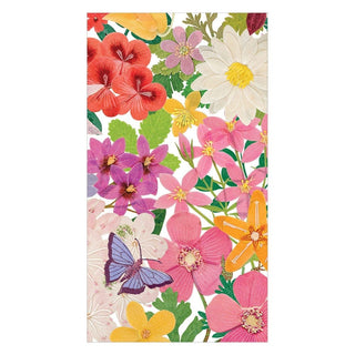Caspari Halsted Floral Paper Guest Towel Napkins - 15 Per Package 16820G
