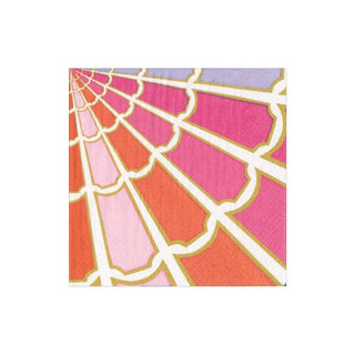 Caspari Color Wheel Boxed Paper Cocktail Napkins - 40 Per Box 16840B