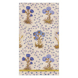 Caspari Semis de Fleurs Paper Guest Towel Napkins in Blue - 15 Per Package 16961G