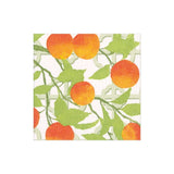 Caspari Orange Grove Paper Cocktail Napkins - 20 Per Package 17000C