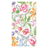 Caspari Cerise Floral Paper Guest Towel Napkins - 15 Per Package 17040G