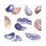 Caspari Oysters and Mussels Paper Luncheon Napkins - 20 Per Package 17050L