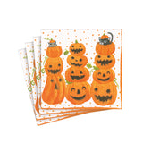Jack O'lanterns Paper Cocktail Napkins - 20 Per Package 17120C