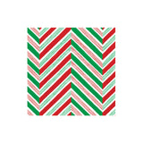 Candy Cane Stripes Paper Cocktail Napkins - 20 Per Package 17130C