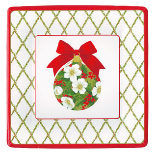 Ornament and Trellis Paper Dinner Plates - 8 Per Package 17210DP
