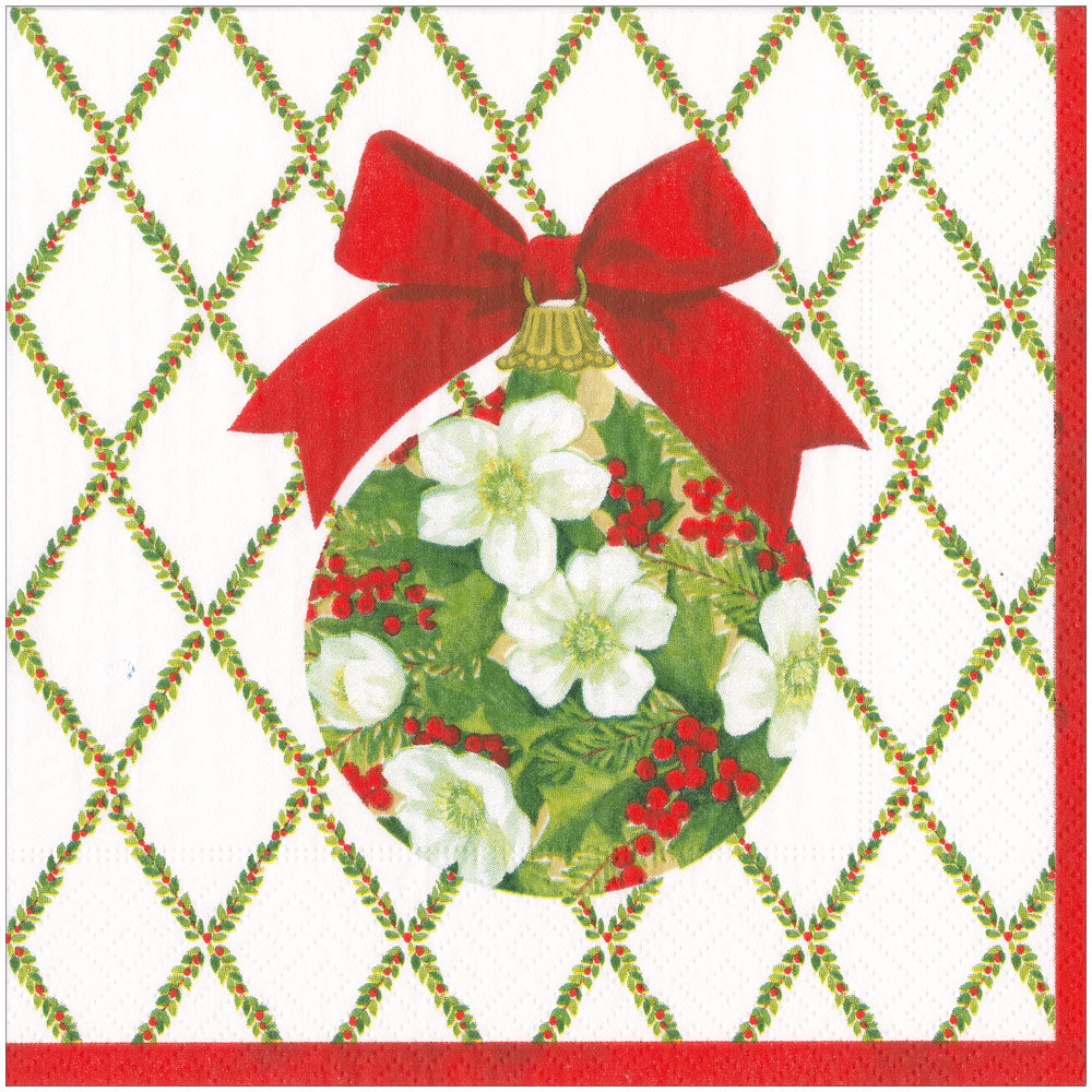 Ornament and Trellis Paper Dinner Napkins - 20 Per Package 17210D