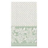 Oak Leaves & Acorns Paper Linen Guest Towel Napkins in Sage Green/Ivory - 12 Per Package 17291GG
