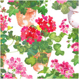 Trailing Geranium Dinner Napkins - 20 Per Package