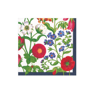 Cloisters Garden Boxed Cocktail Napkins in White - 40 Per Box