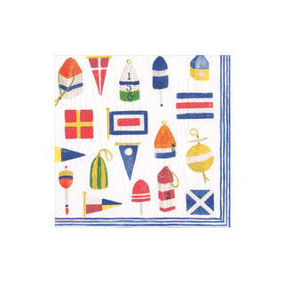 Nantucket Boxed Cocktail Napkins - 40 Per Box