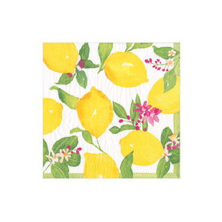 Limoncello Paper Cocktail Napkins - 20 Per Box