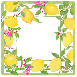 Limoncello Square Dinner Plates - 8 Per Package