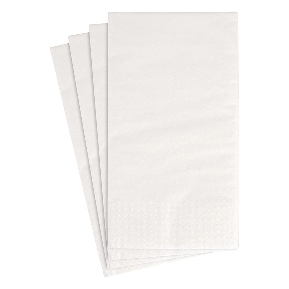 Caspari White Pearl Paper Guest Towel Napkins - 15 Per Package 2900G