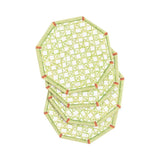 Caspari Trellis Die-Cut Coasters - 4 Per Package 3055CC