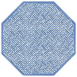 Caspari Fretwork Die-Cut Placemat in Blue - 1 Per Package 3059PMS