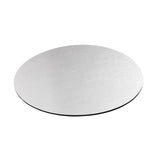 Caspari Luster Round Felt-Backed Placemat in Silver - 1 Each 4022PMR