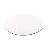 Caspari Luster Round Felt-Backed Placemat in Pearl - 1 Each 4023PMR