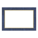 Caspari Moiré Place Cards in Blue - 10 Per Package 67925P