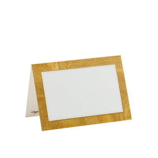 Caspari Gold Leaf Place Cards - 10 Per Package 70909P