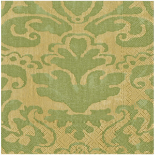 Palazzo Paper Dinner Napkins in Moss Green - 20 Per Package 7968D