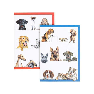 Caspari Dogs Boxed Note Cards - 8 Note Cards & 8 Envelopes 84609.46