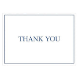 Caspari Thank You Thank You Notes in Navy - 8  Note Cards & 8 Envelopes 84644.44