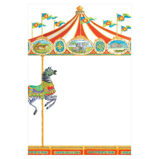 Caspari Carousel Invitations - 8 Blank Invitations & 8 Envelopes 86902E42