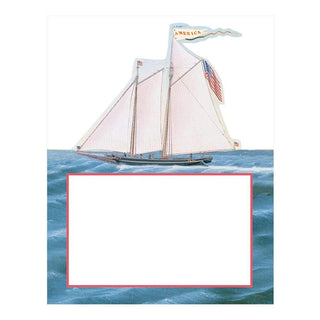 Caspari Maritime Die-Cut Place Cards - 8 Per Package 86903P