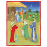 Nativity Blank Christmas Cards in Cello Pack - 5 Cards & 5 Envelopes